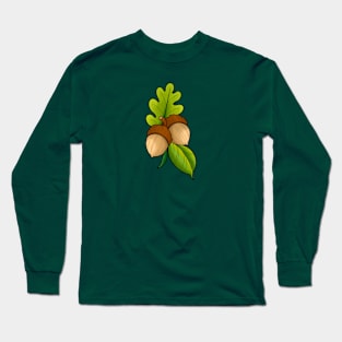 Acorns & Leaves Long Sleeve T-Shirt